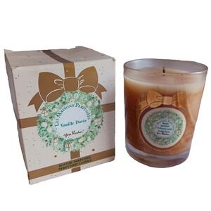 Yves Rocher Vanille‎ Doree Candle Jar 3" Tall x 2.5" Diameter